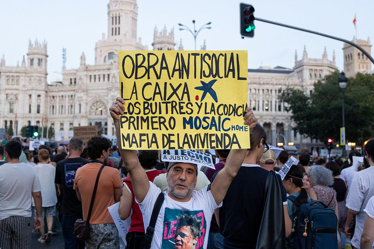 Demonstrace v Madridu