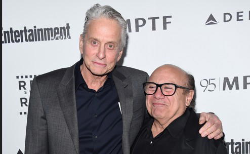 Michael Douglas a Danny DeVito
