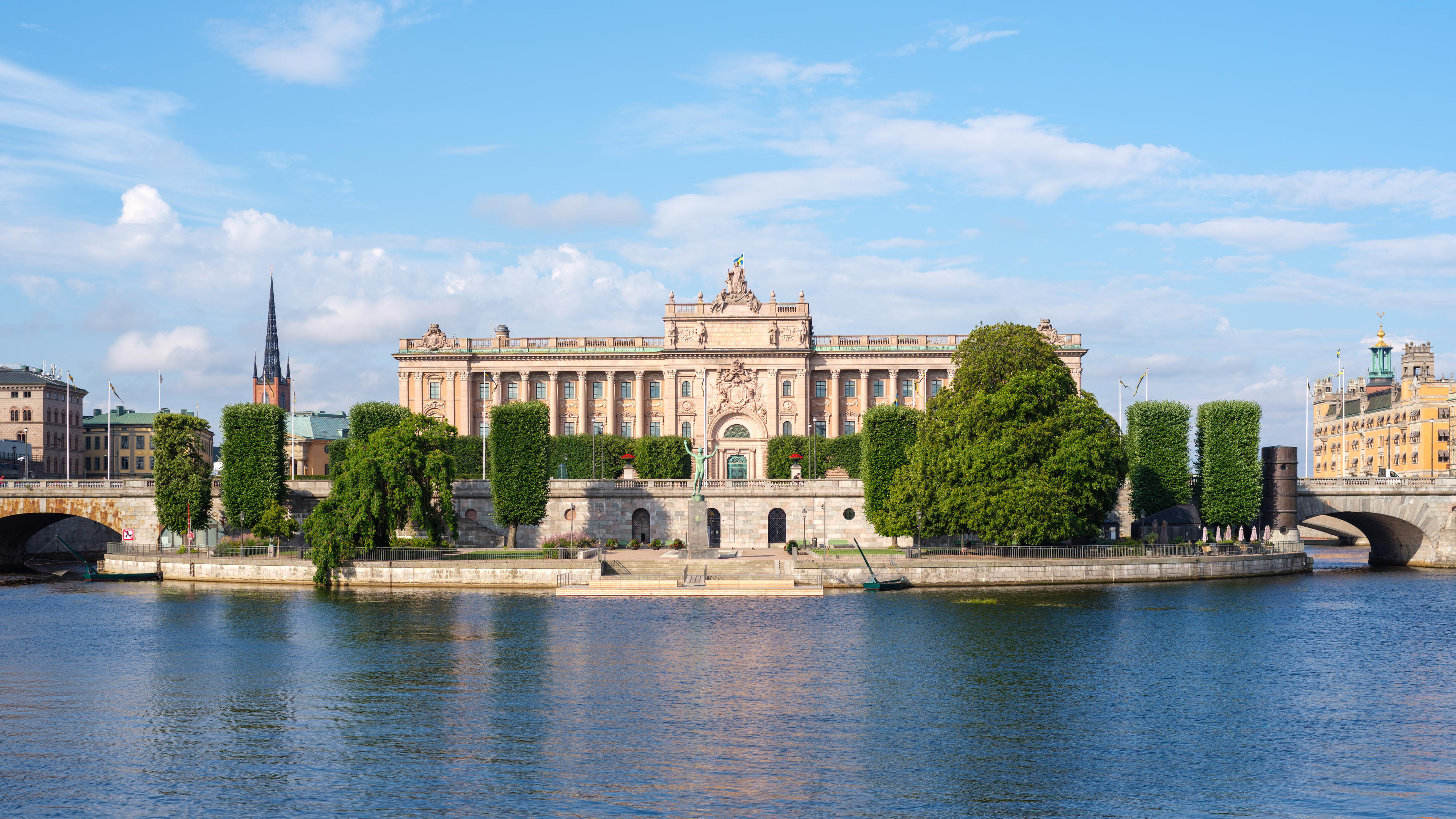 Švédský parlament ve Stockholmu