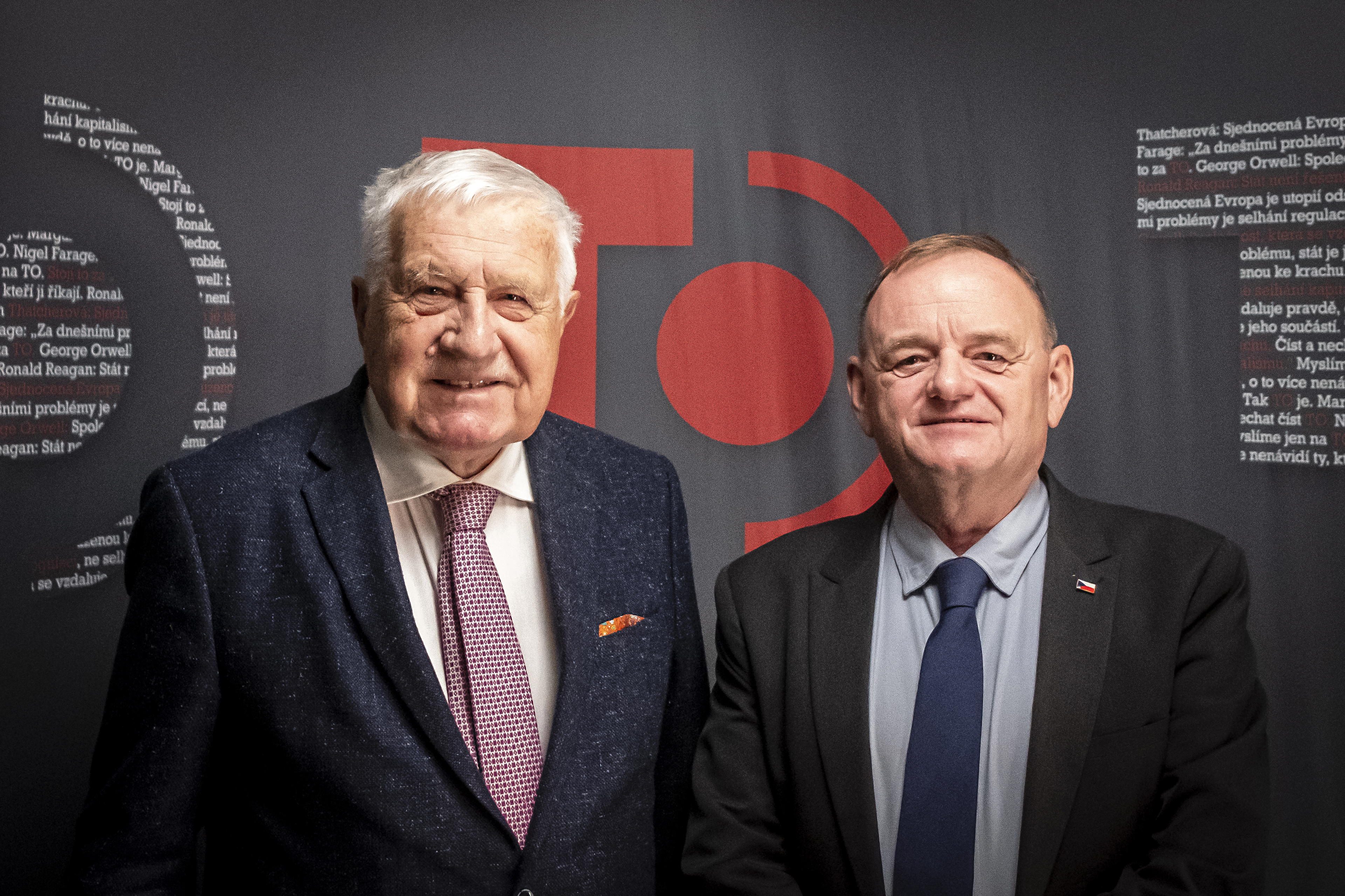 Václav Klaus a Marek Stoniš