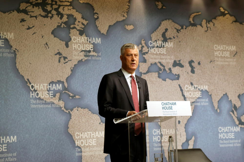 President Kosova Hashim Thaçi