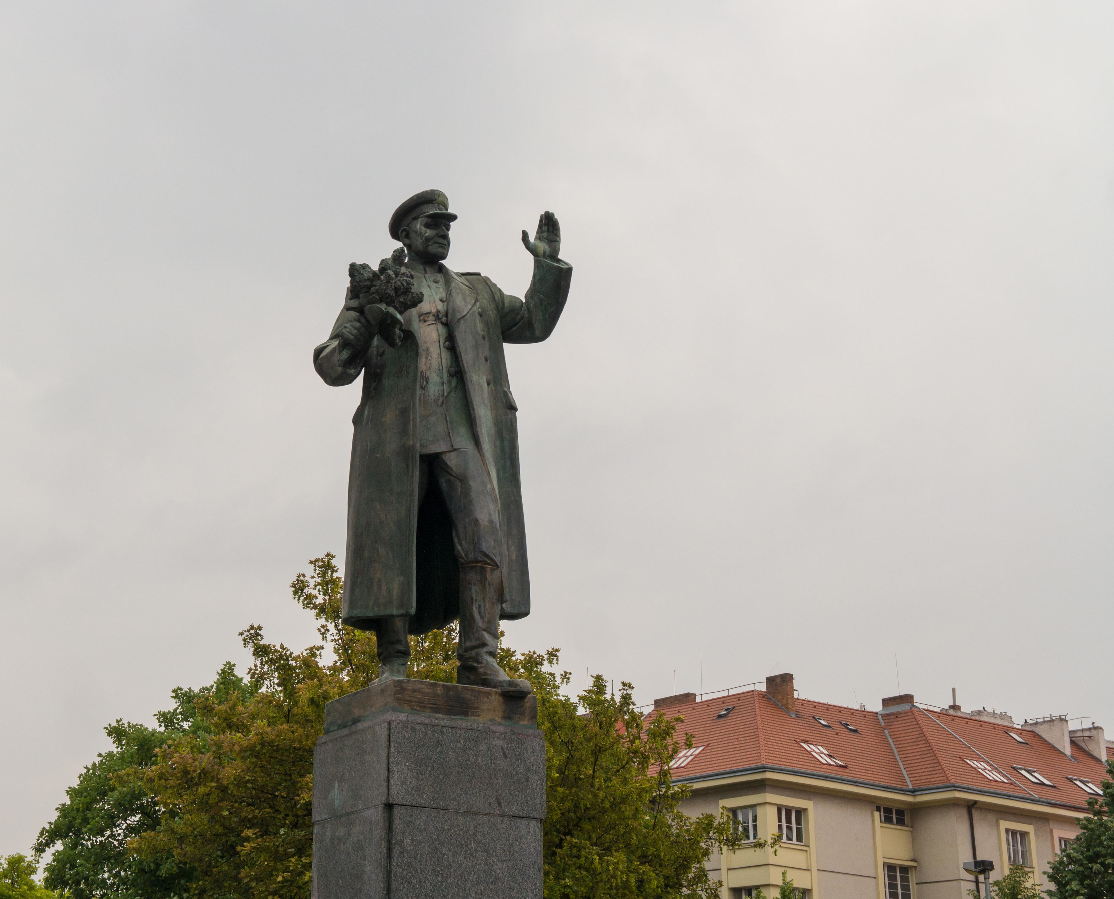 Socha maršála Koněva