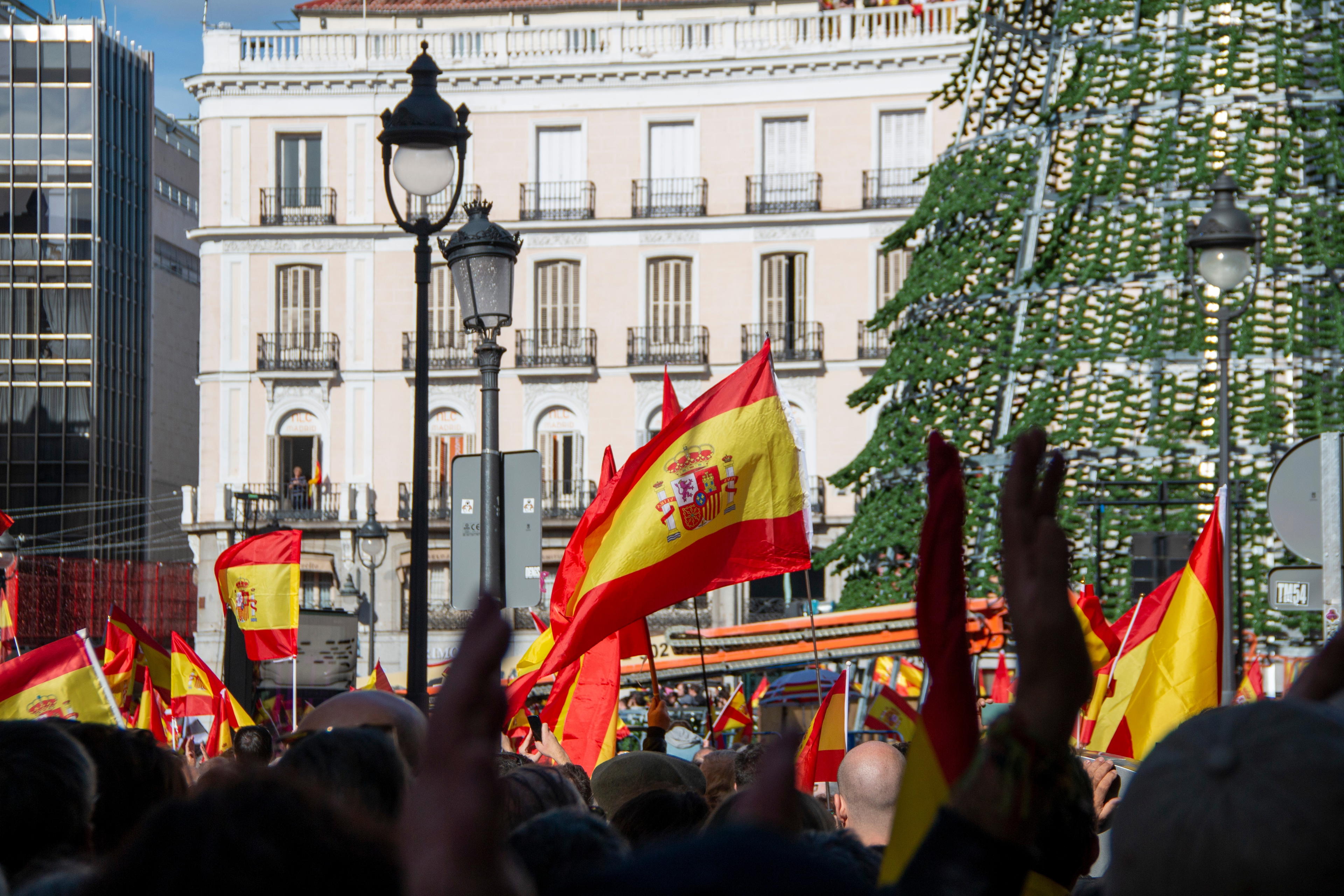 Demonstrace v Madridu