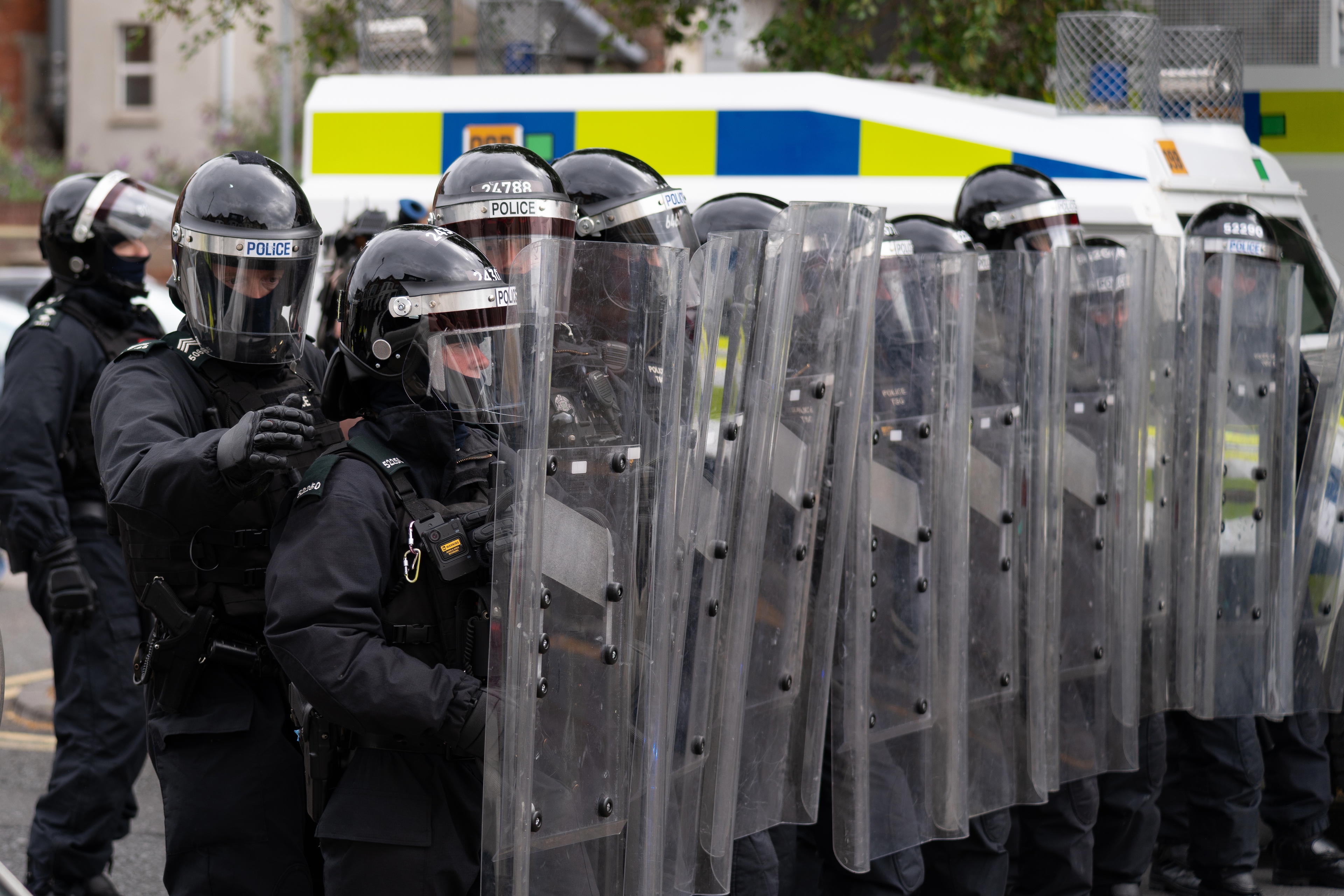 Policejní kordony v Severním Irsku