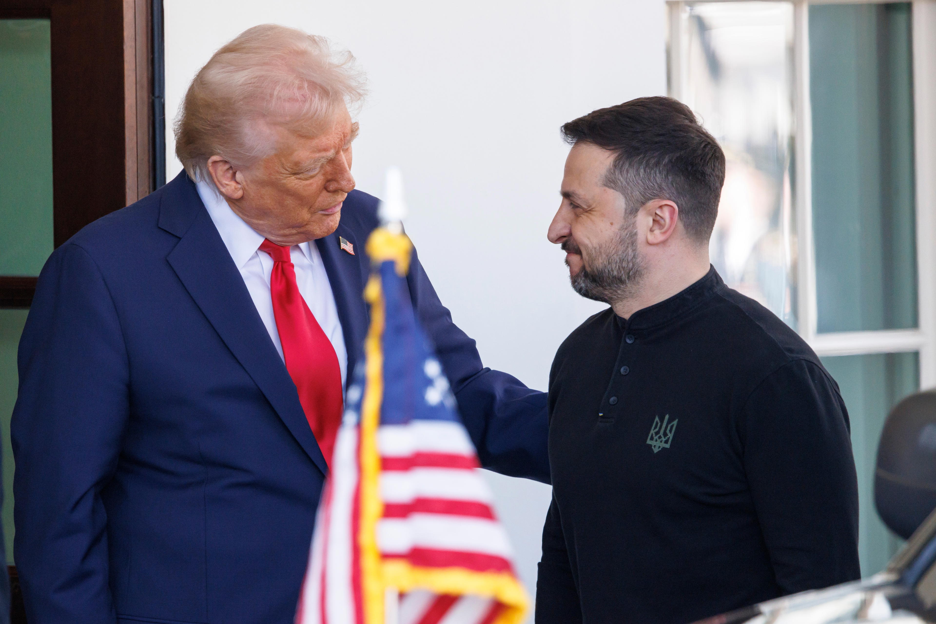 Donald Trump a Volodymyr Zelenskyj