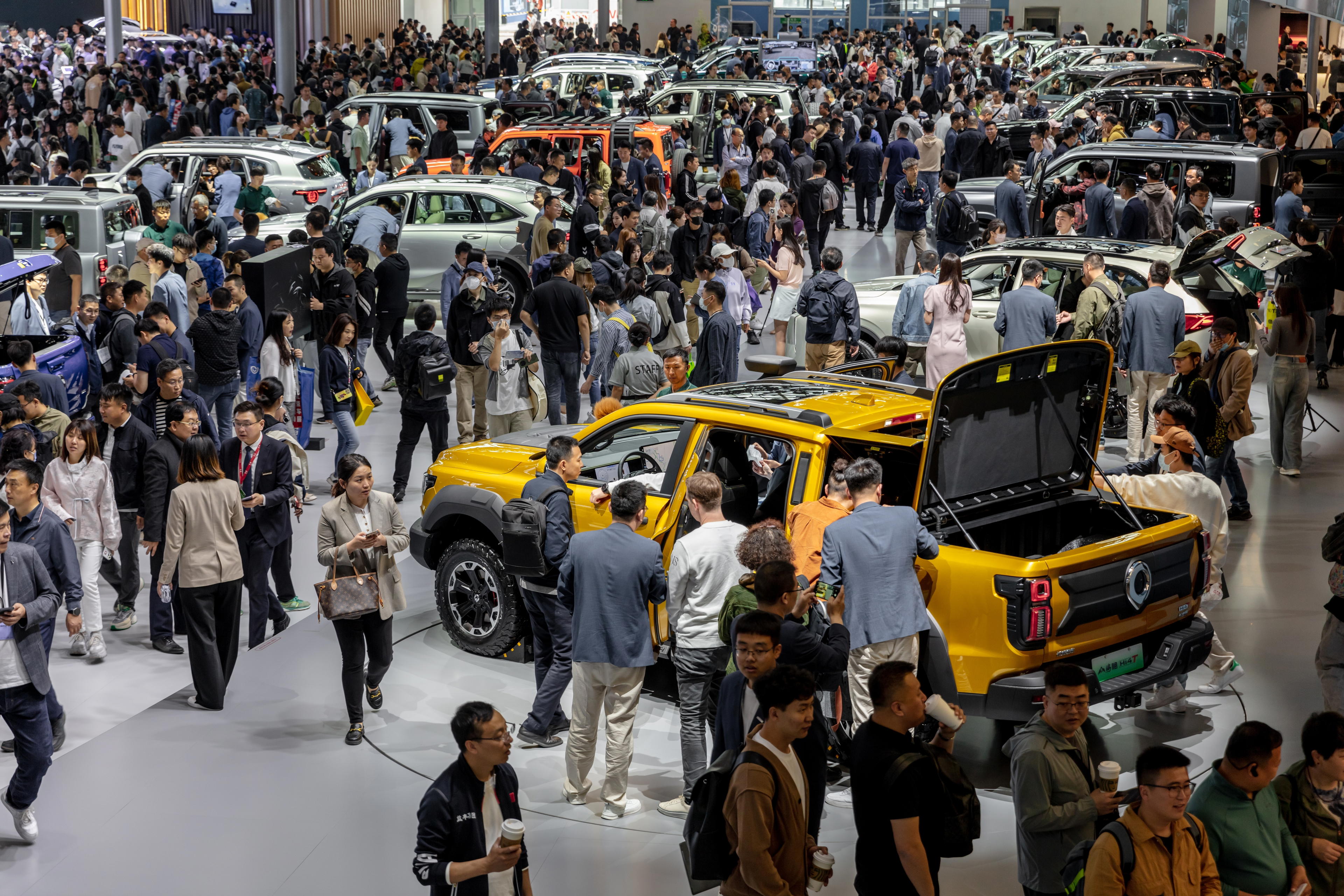 Automobilová výstava v Číně