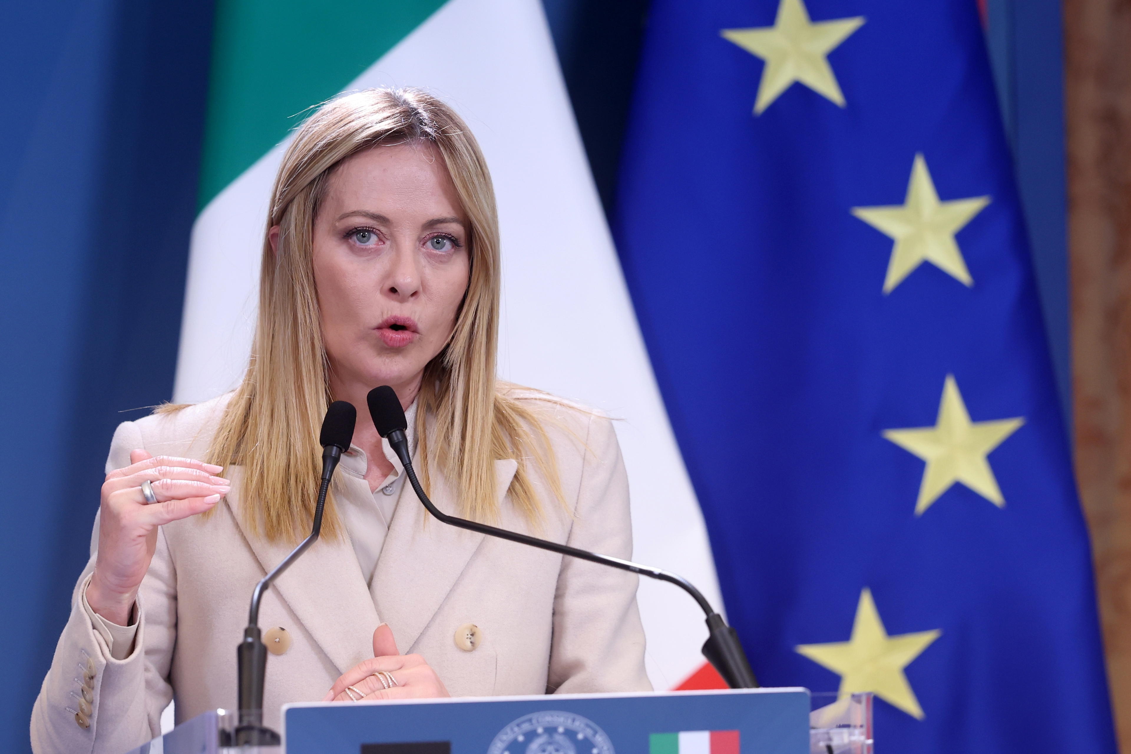 Italská premiérka Giorgia Meloniová 