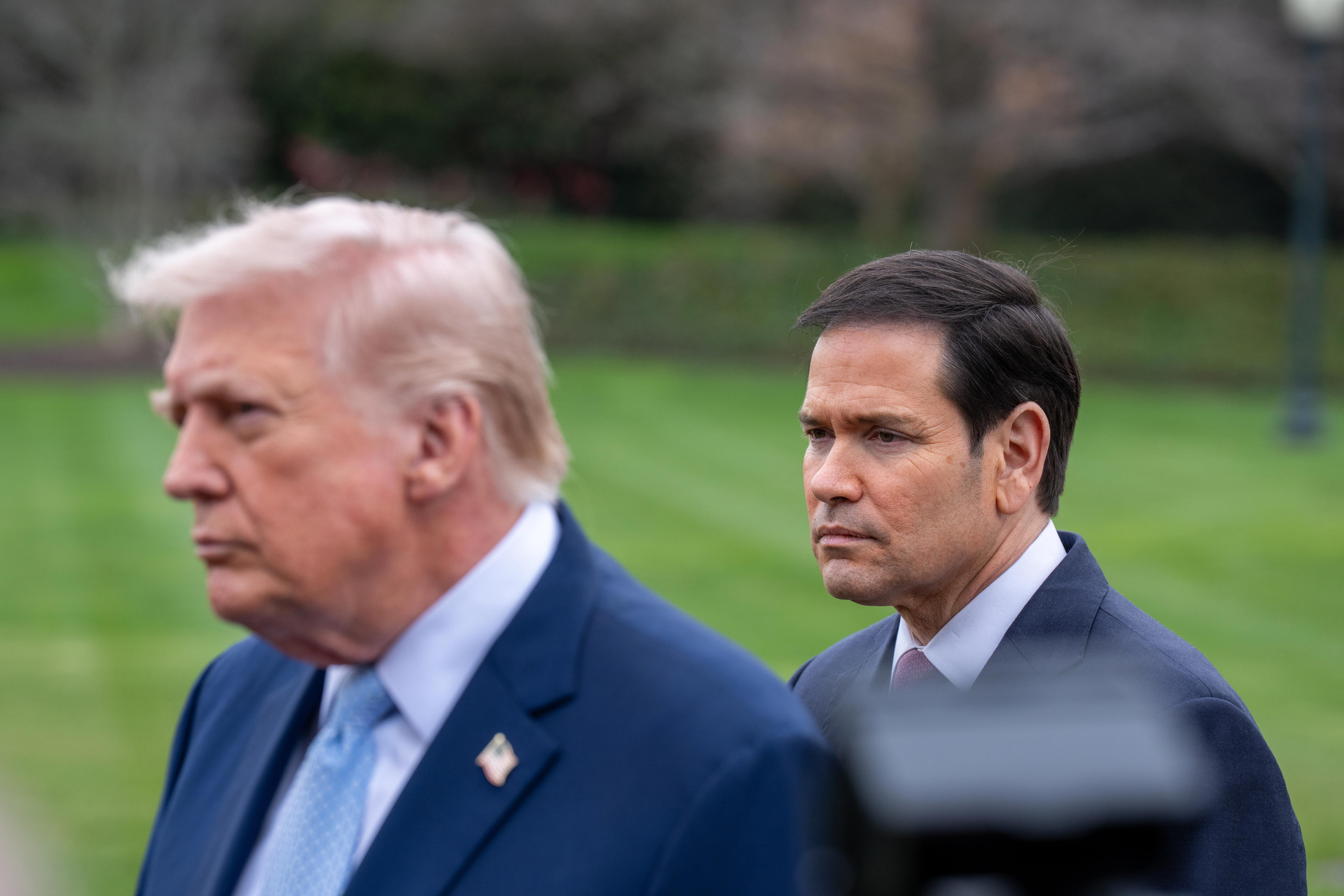 Donald Trump a Marco Rubio