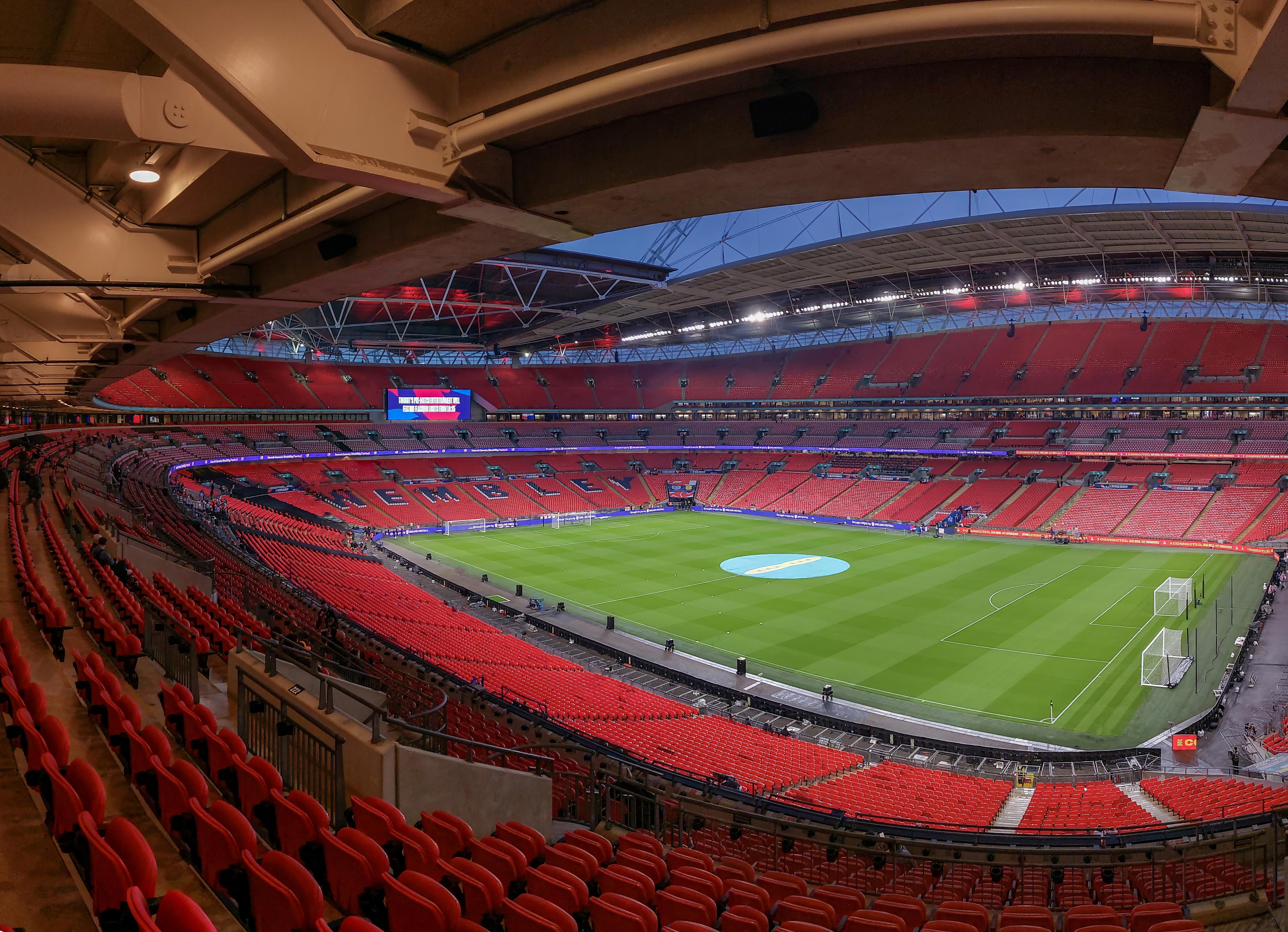 Legendární stadion Wembley