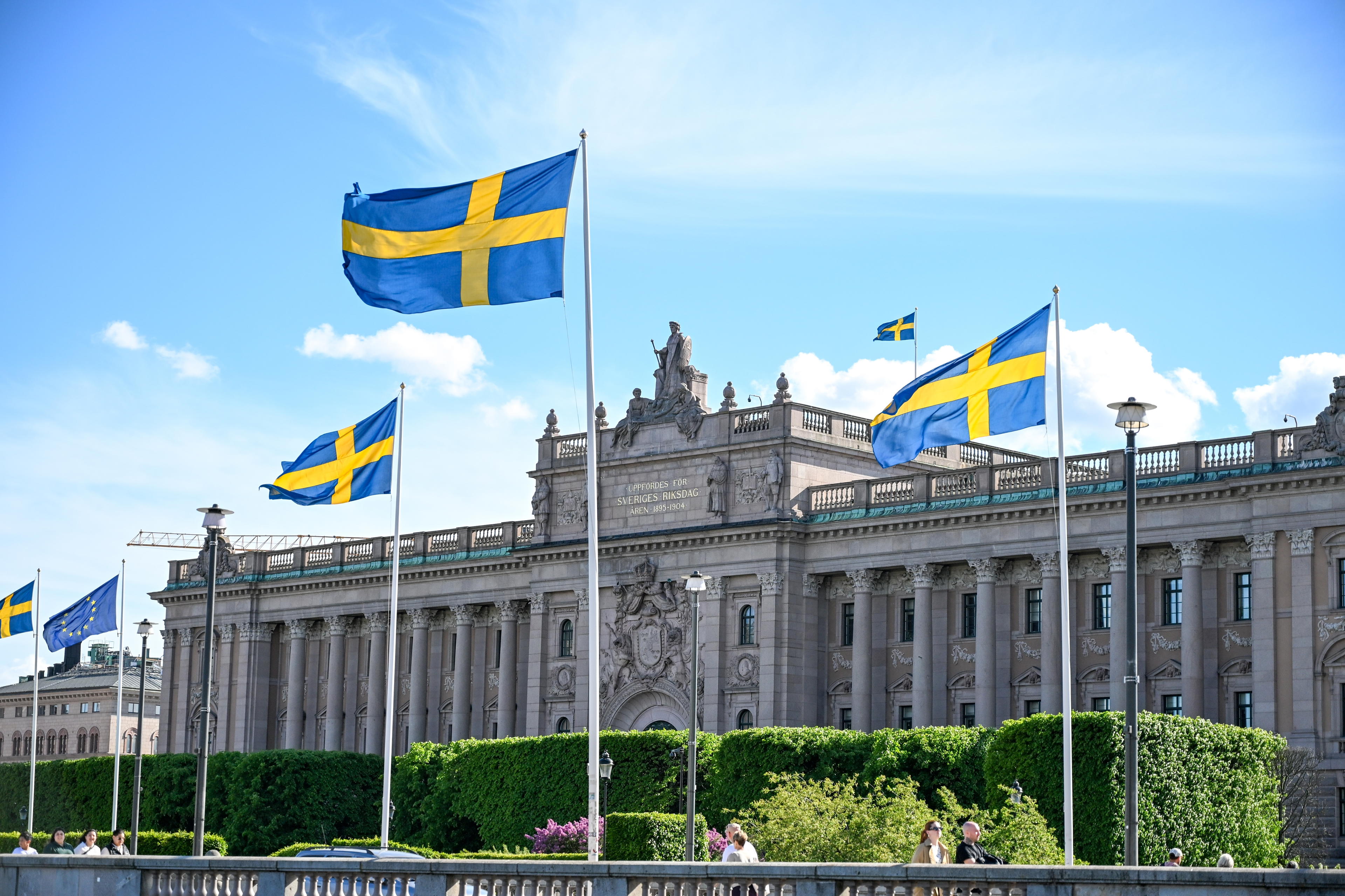 Švédský parlament ve Stockholmu