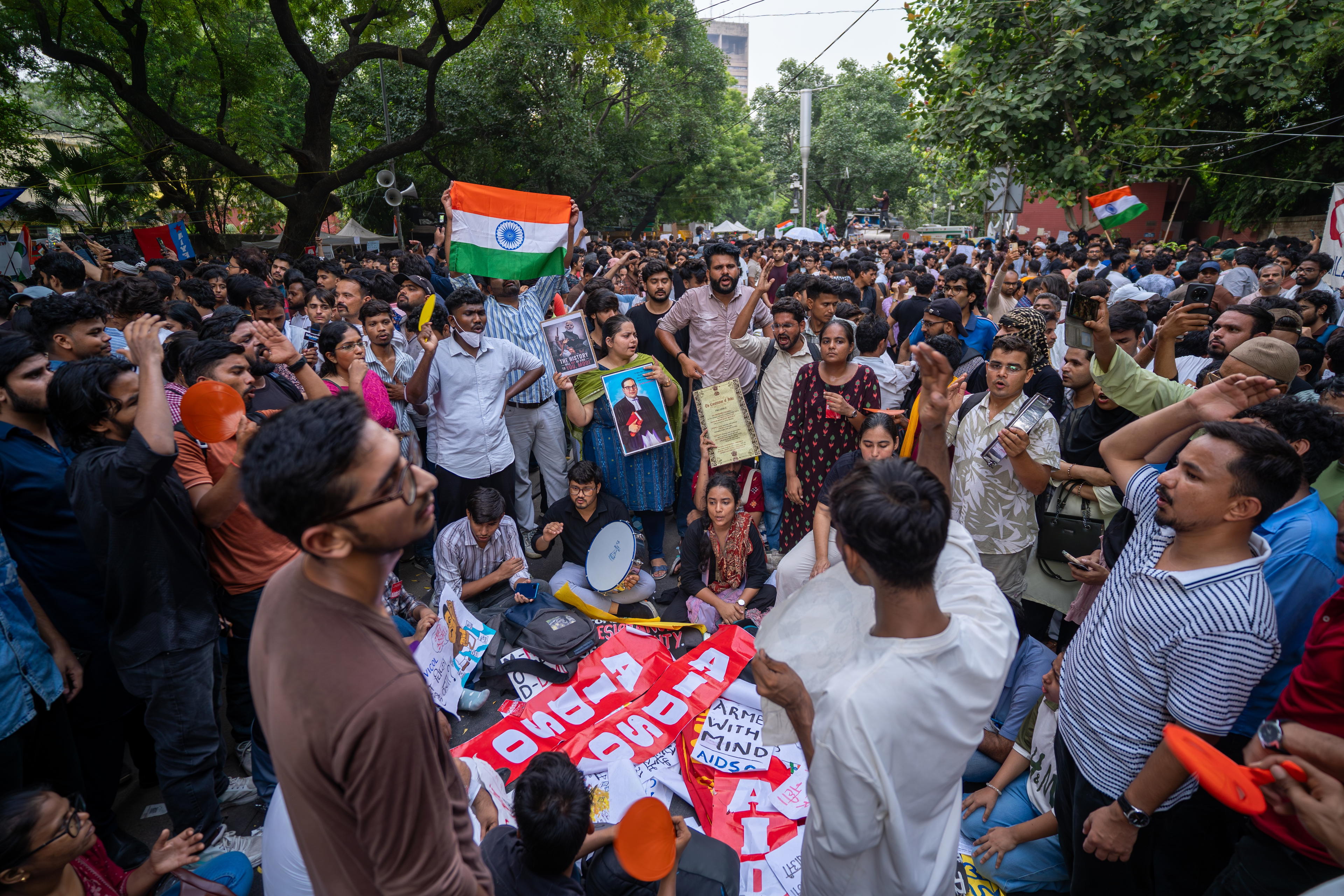 Protesty v Indii
