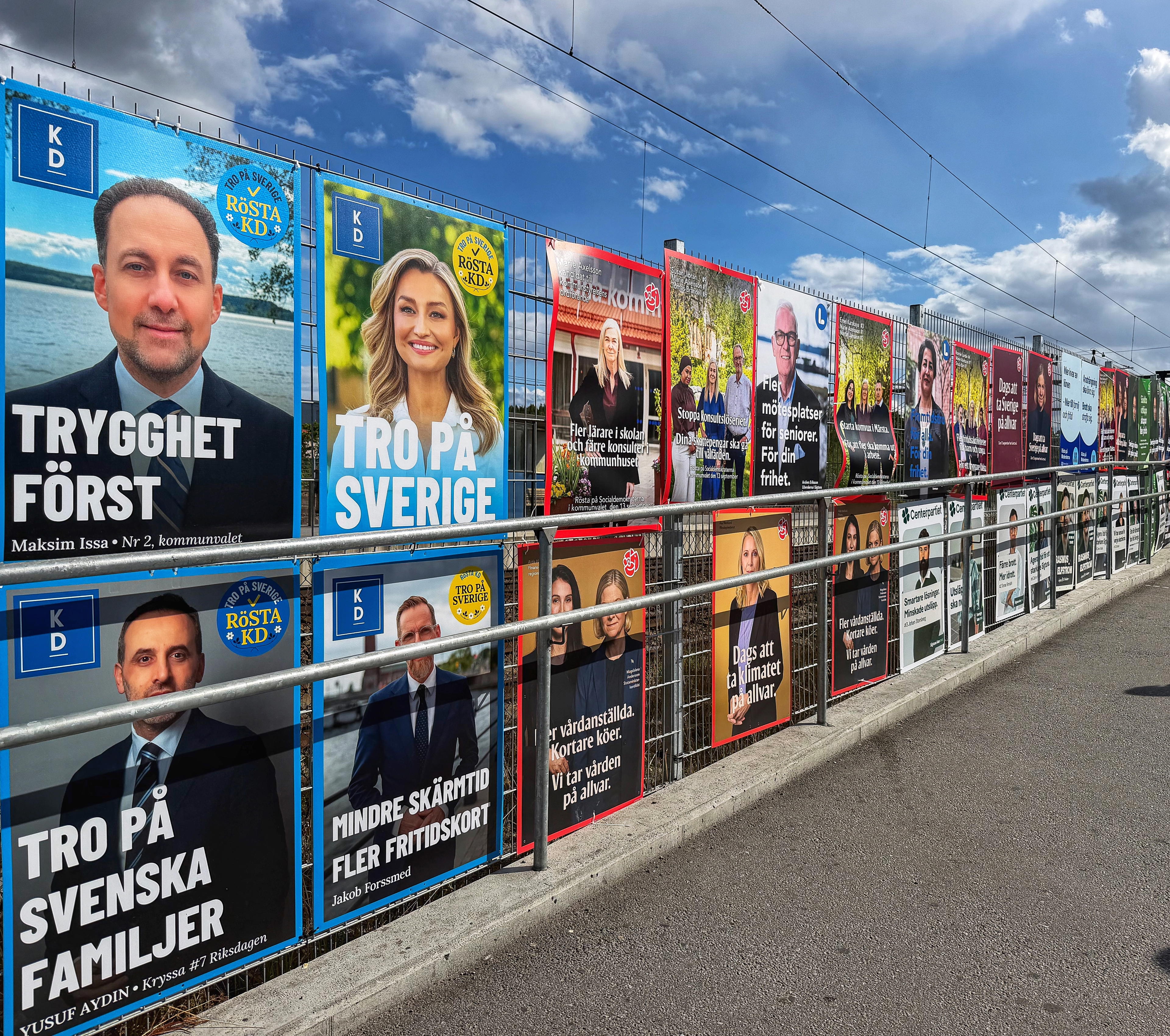 Politické plakáty ve Švédsku