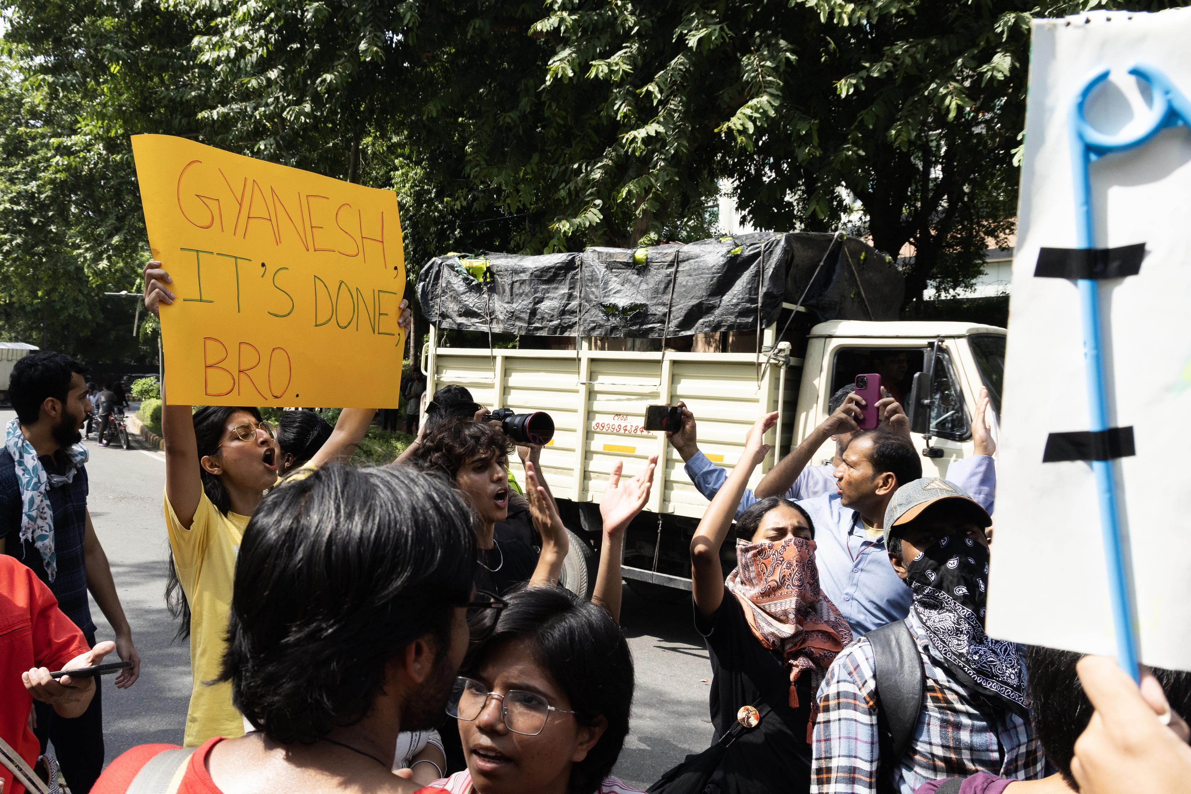 Protesty v Indii