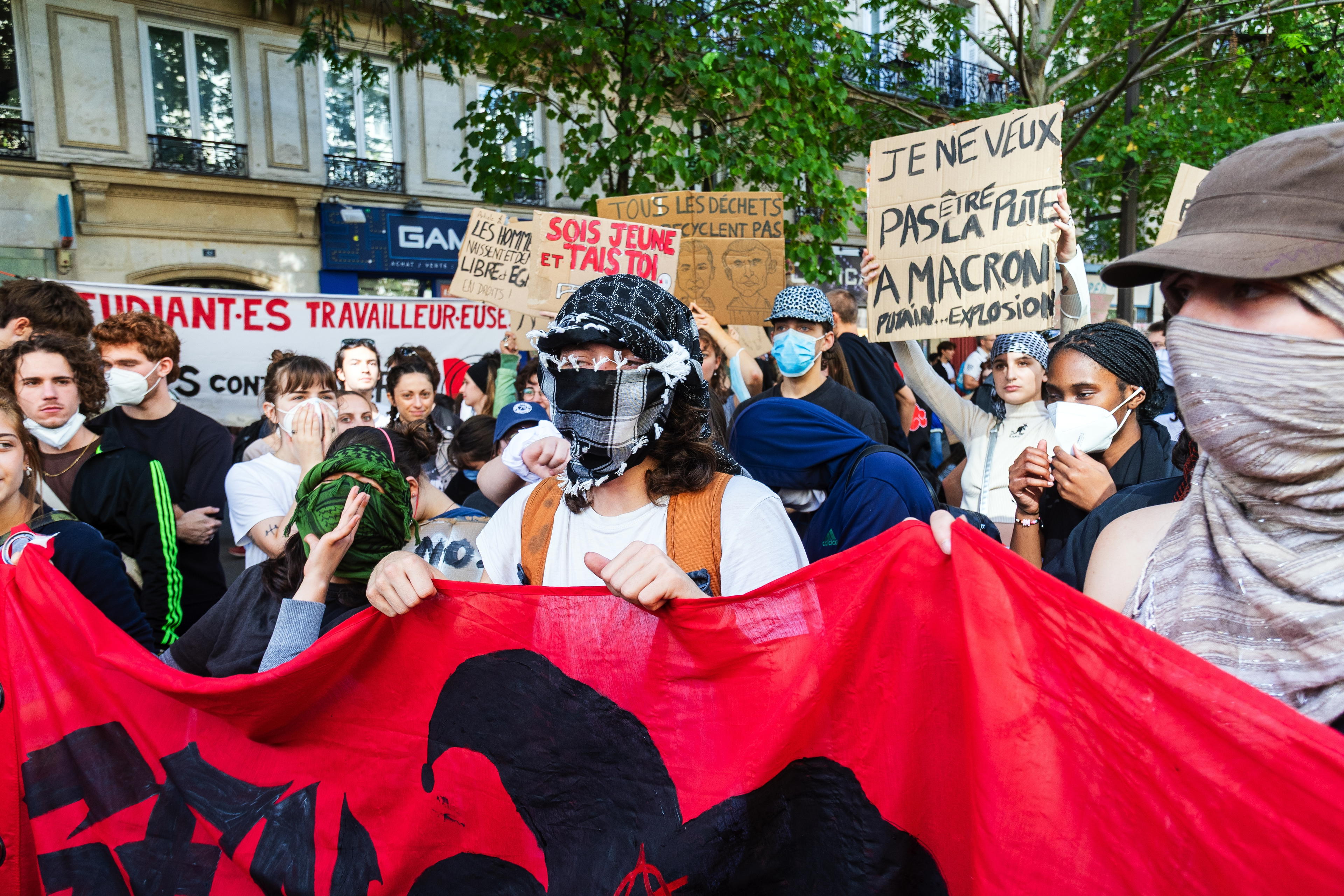 Studentské protesty ve Francii