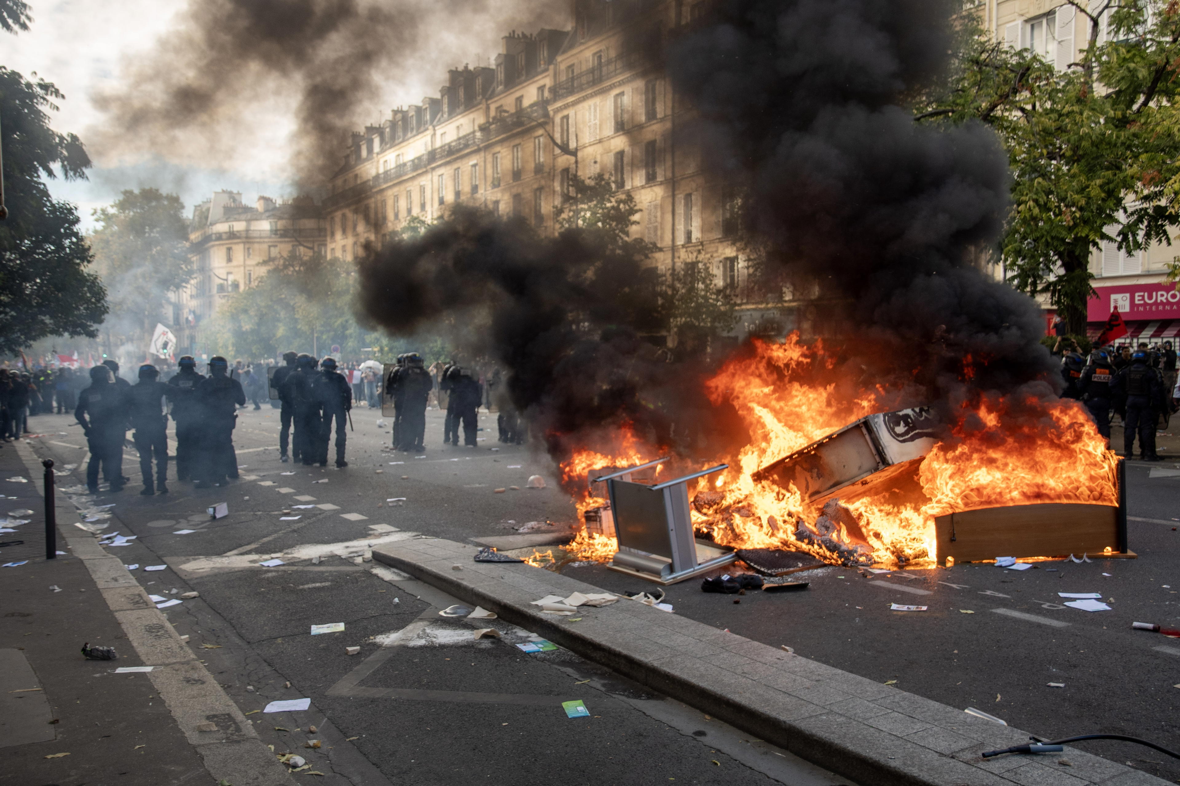 Studentské protesty ve Francii