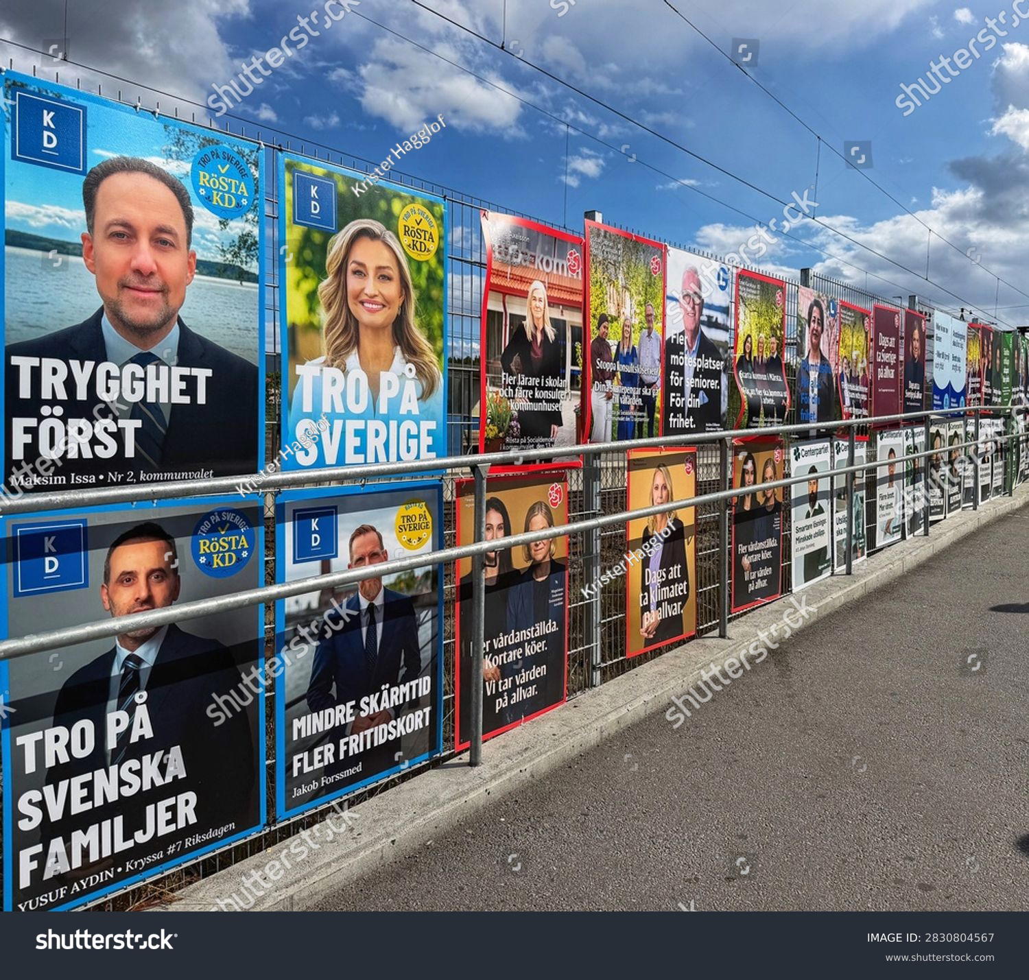 Politické plakáty ve Švédsku
